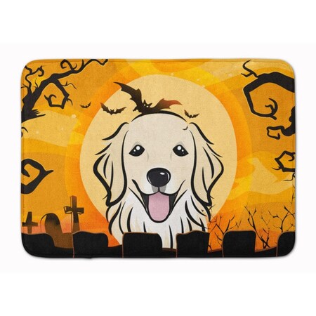 Carolines Treasures Halloween Golden Retriever Machine Washable Memory Foam Mat BB1763RUG